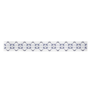 Ruban En Satin L'avocat de Navy White Gavel Satin Ribbon