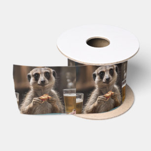Ruban En Satin Le Déjeuner De Meerkat Sneaky,