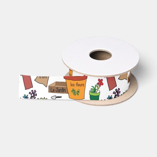 Ruban En Satin Le Jardin (Bobine)