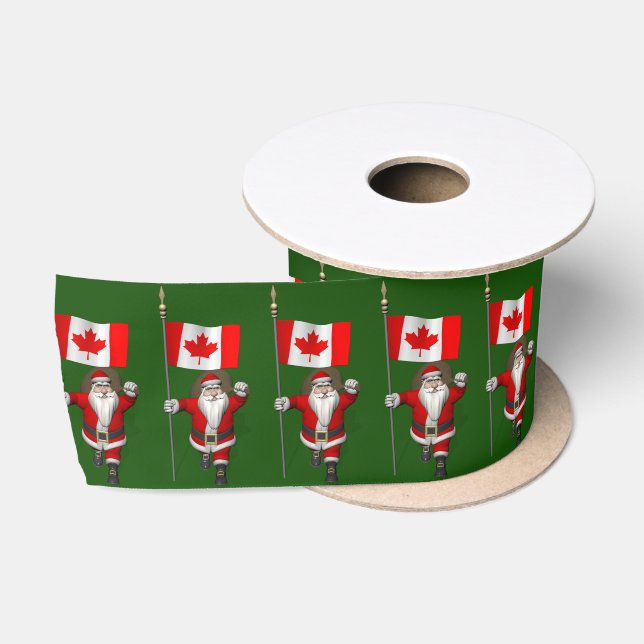 Ruban En Satin Le Père Noël visite le Canada (Bobine)