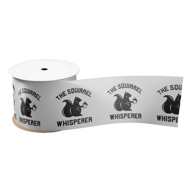 Ruban En Satin Le Whisperer d'écureuil | Écureuil (Bobine)