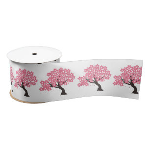 Ruban En Satin Les cerisiers de Sakura s'épanouissent à Thunder