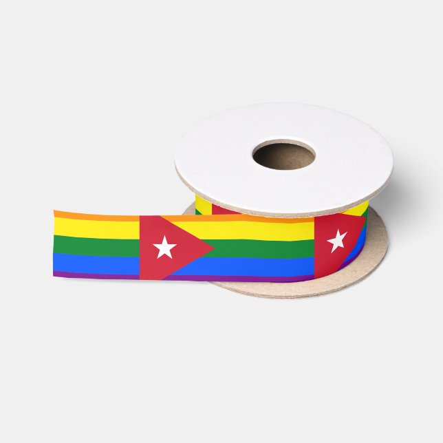 Ruban En Satin LGBT Cuba (Bobine)