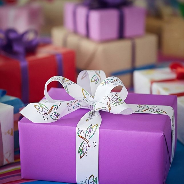 Ruban En Satin libellules colorées (Créateur téléchargé)