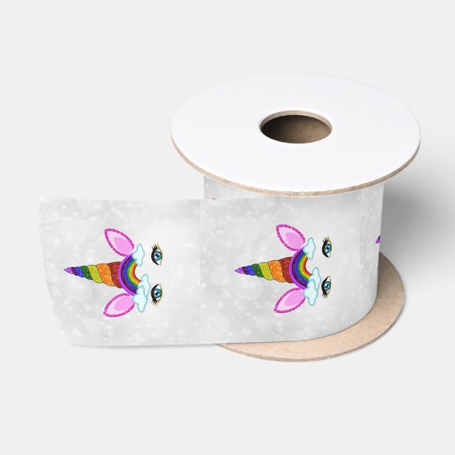 Ruban En Satin licorne (Bobine)