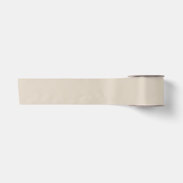 Ruban En Satin Lin Naturel Uni (Devant)
