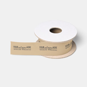 Ruban En Satin Logo de marque Rustic Kraft Business