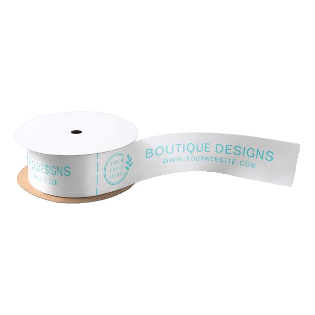 Ruban En Satin Logo d'entreprise moderne - Site Web - Balises de  (Bobine)