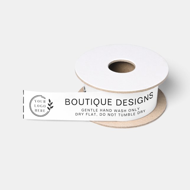 Ruban En Satin Logo d'entreprise moderne - Site Web - Balises de  (Bobine)