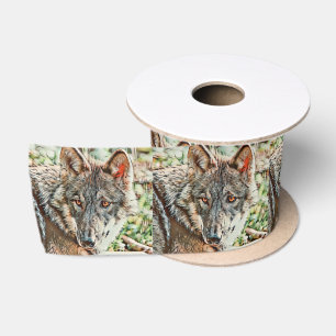 Ruban En Satin loup cinglé