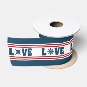 Ruban En Satin Love nautique design