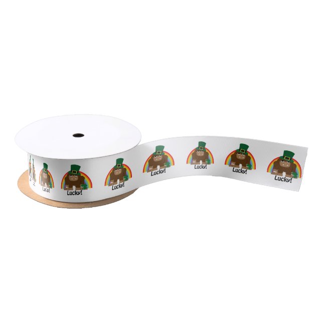 Ruban En Satin Lucky Bigfoot Leprechaun (Bobine)