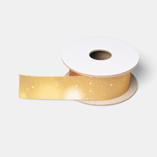 Ruban En Satin Lumières dorées