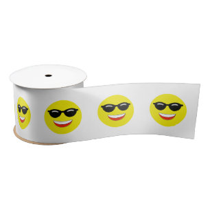 Ruban En Satin Lunettes de soleil Cool de refroidissement Emoji