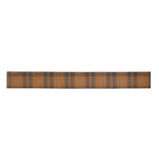 Ruban En Satin Luxueux Noël Brown Plaid