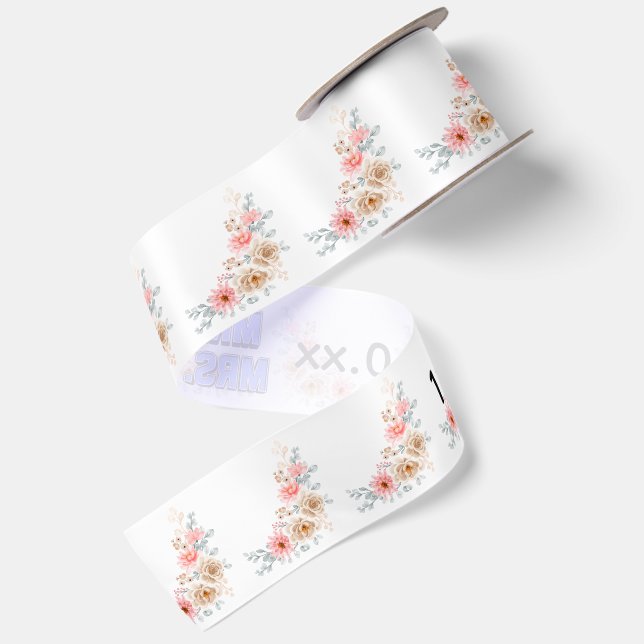 Ruban En Satin M. & Mme (Dos)