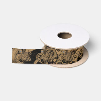 Ruban En Satin Machines à vapeur (Brassy)