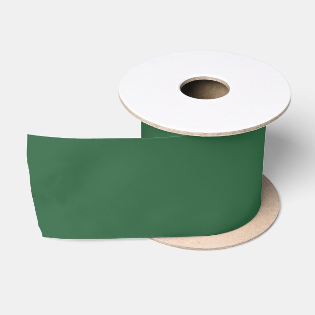 Ruban En Satin Mage Vert Uni (Bobine)