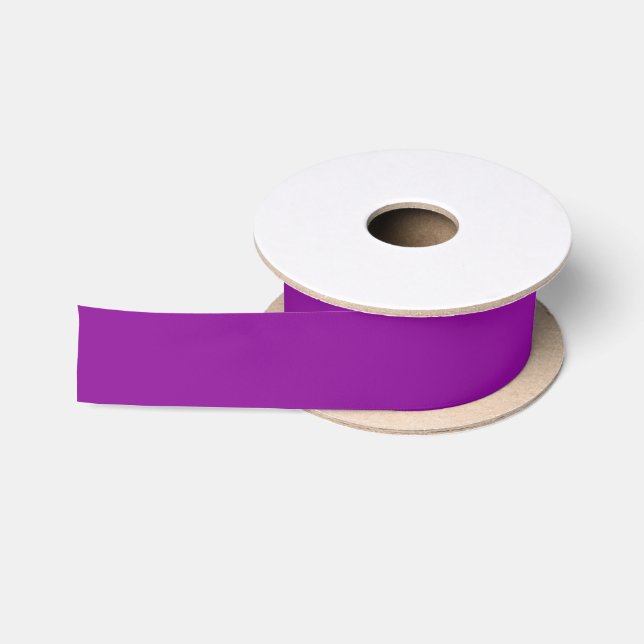 Ruban En Satin Magenta Prune Royal Tyrien Violet Explosion de Cou (Bobine)