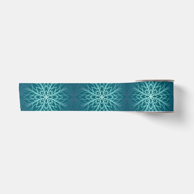 Ruban En Satin Mandala fleur de mer  (Devant)