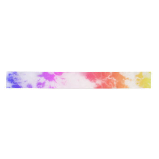 Ruban En Satin Marbre arc-en-ciel
