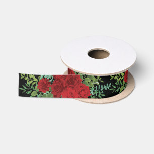 Ruban En Satin Mariage Red Rose