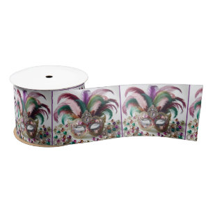 Ruban En Satin Masque Mardi Gras Bijoux
