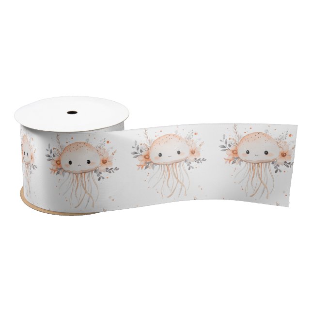 Ruban En Satin Méduse mignonne (Bobine)