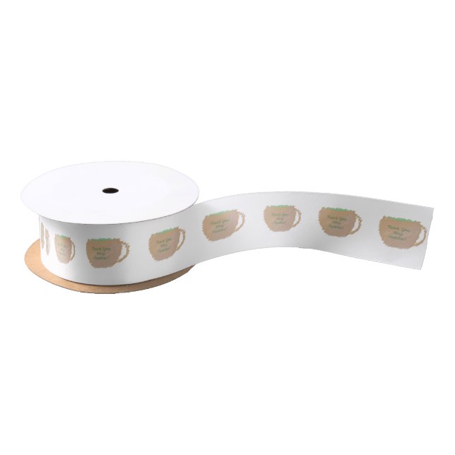 Ruban En Satin Merci très compatible (Bobine)