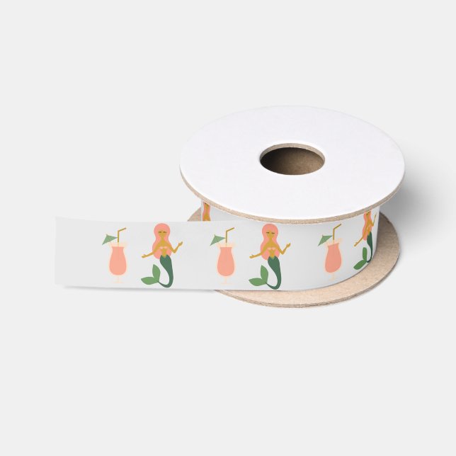 Ruban En Satin Mermaids + Mai Tais (Bobine)