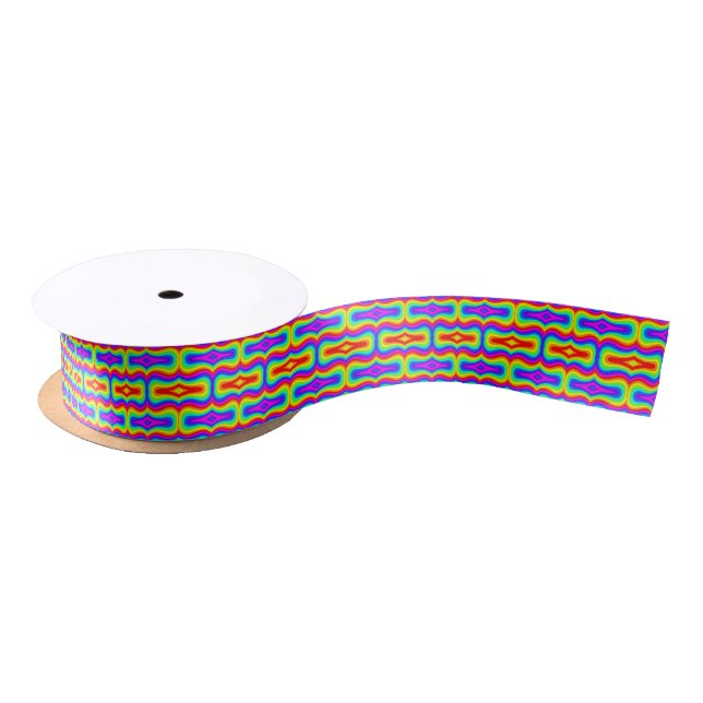 Ruban En Satin Mod Arc-en-ciel (Bobine)