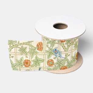 Ruban En Satin Modèle sans couture de treillis de William Morris