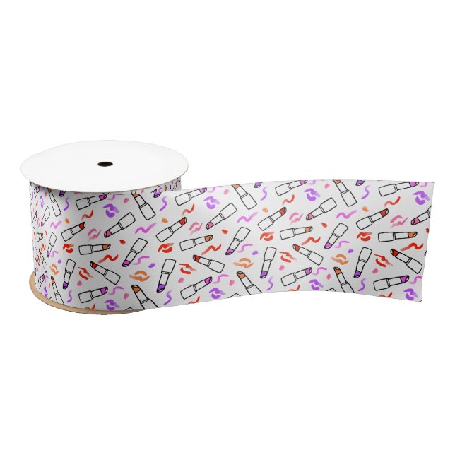 Ruban En Satin Motif (Bobine)