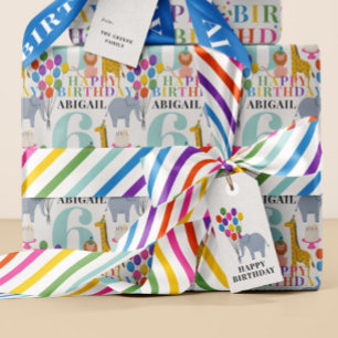 Ruban En Satin Motif à bande mince arc-en-ciel