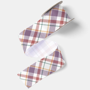 Ruban En Satin Motif carreaux classique