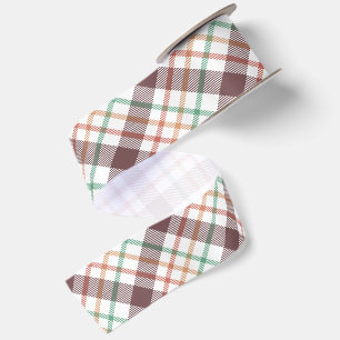 Ruban En Satin Motif carreaux classique
