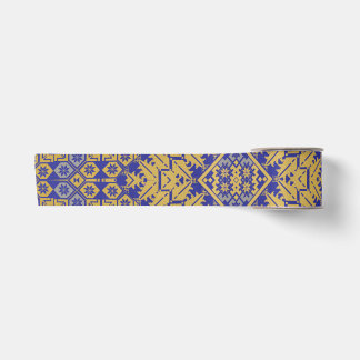 Ruban En Satin Motif de broderie palestinienne impression numériq
