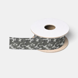 Ruban En Satin Motif de camouflage urbain