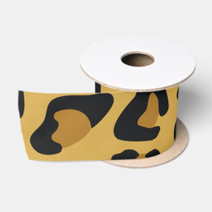 Ruban En Satin Motif de couleur de tigre amateur d'animaux