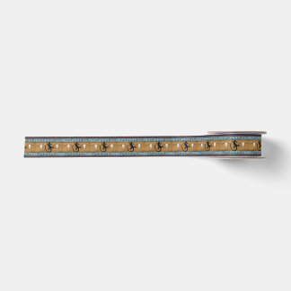 Ruban En Satin Motif de Gecko Amérindien