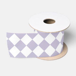 Ruban En Satin Motif de losange pourpre
