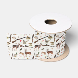 Ruban En Satin Motif de plein air pour la chasse
