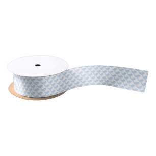 Ruban En Satin motif en carrelage d'amoureux de baleines mignonne
