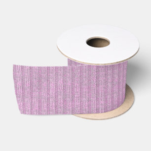 Ruban En Satin Motif en tricot rayé Jersey en rose poudré