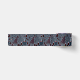 Ruban En Satin Motif ensorcelant d'Halloween au clair de lune