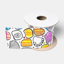 Motif fantaisiste coloré pour anniversaire et fête