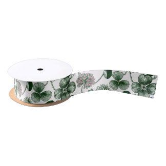 Ruban En Satin motif Jour de la Saint Patrick