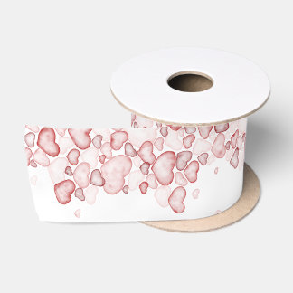 Ruban En Satin motif sans couture aquarelle présentant de nombreu