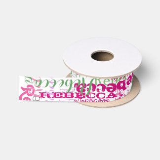 Ruban En Satin Motif sur toute la surface d'amusement de collage