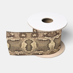 Ruban En Satin Motif texture poster de animal de peau de serpent